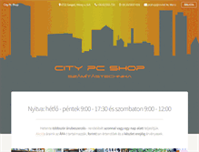 Tablet Screenshot of citypcshop.hu